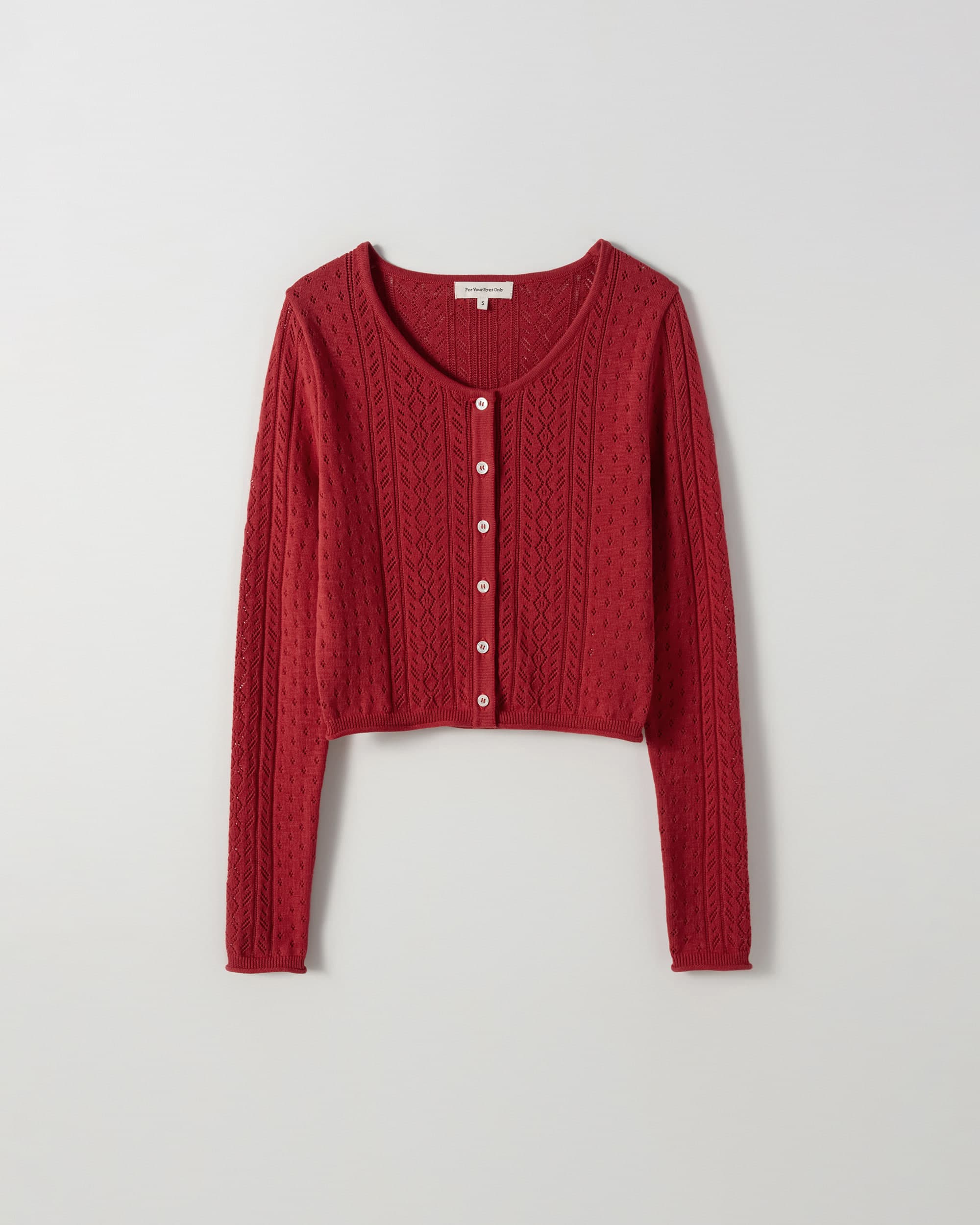 Melly Crochet Crop Cardigan