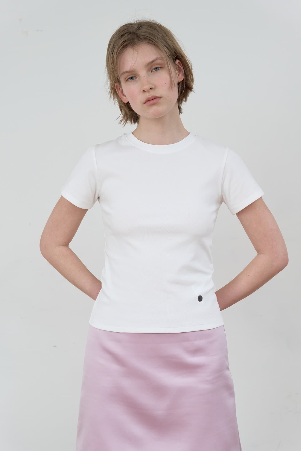 BASIC SIMBOL T-SHIRT_WHITE