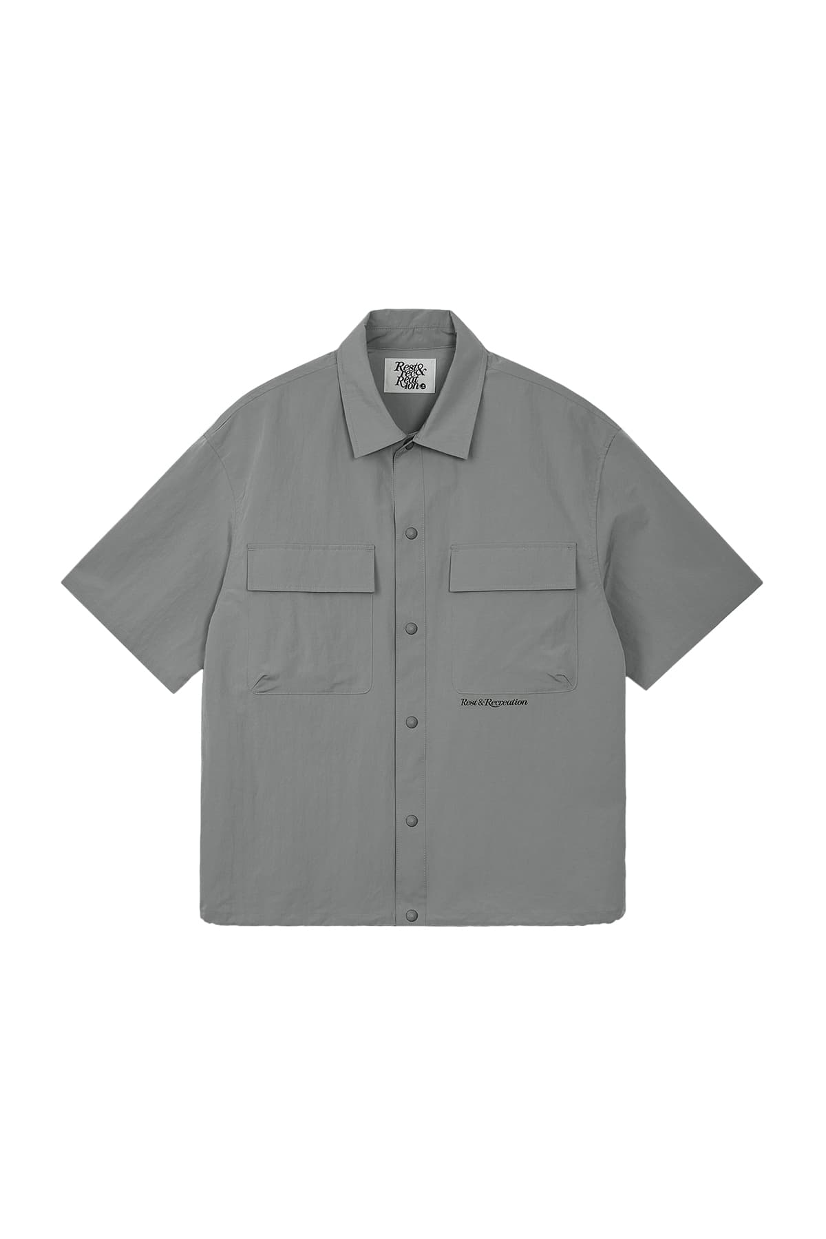 NYLON HALF SHIRTS - LIGHT GREY