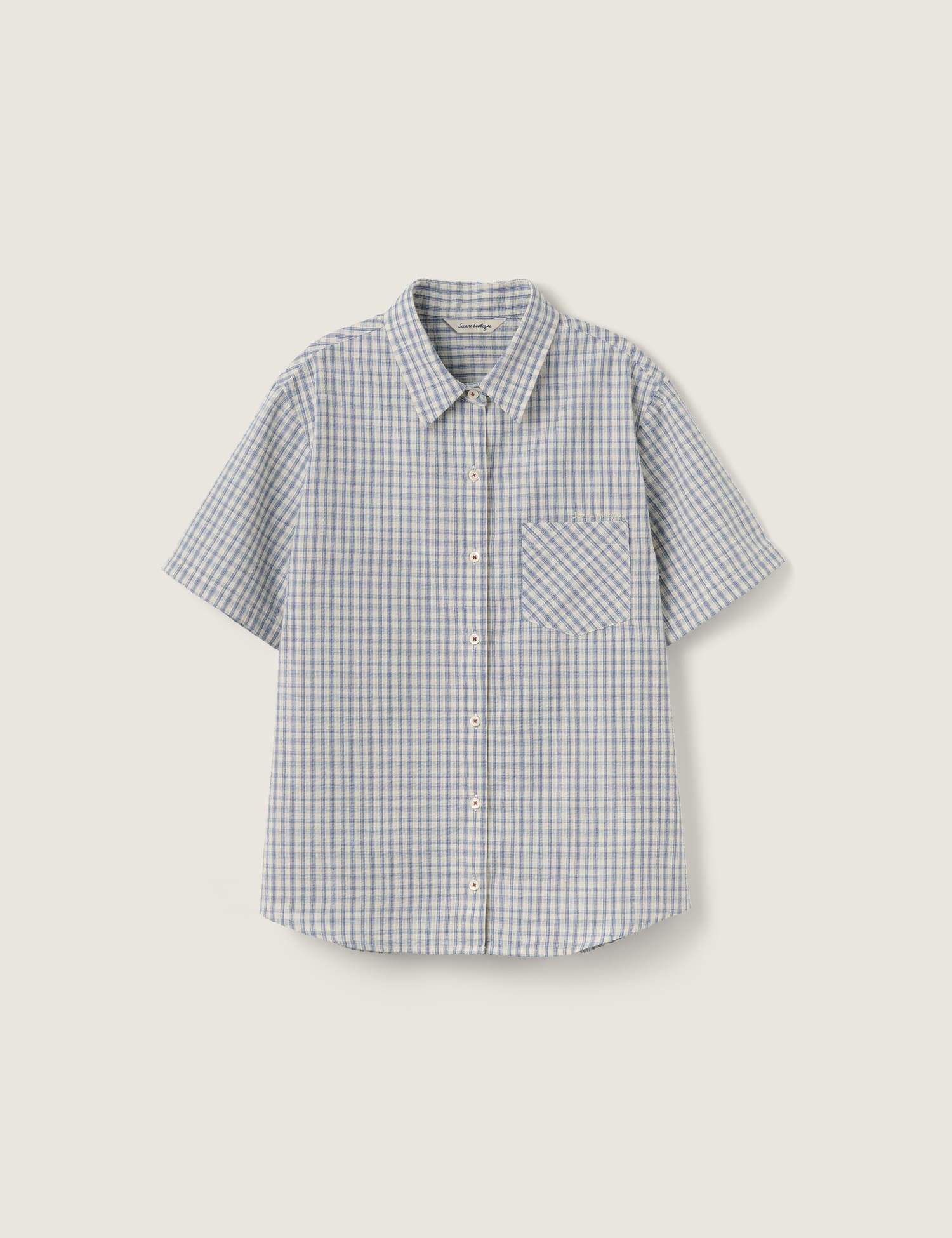 Piccolo Check Shirt (Blue)