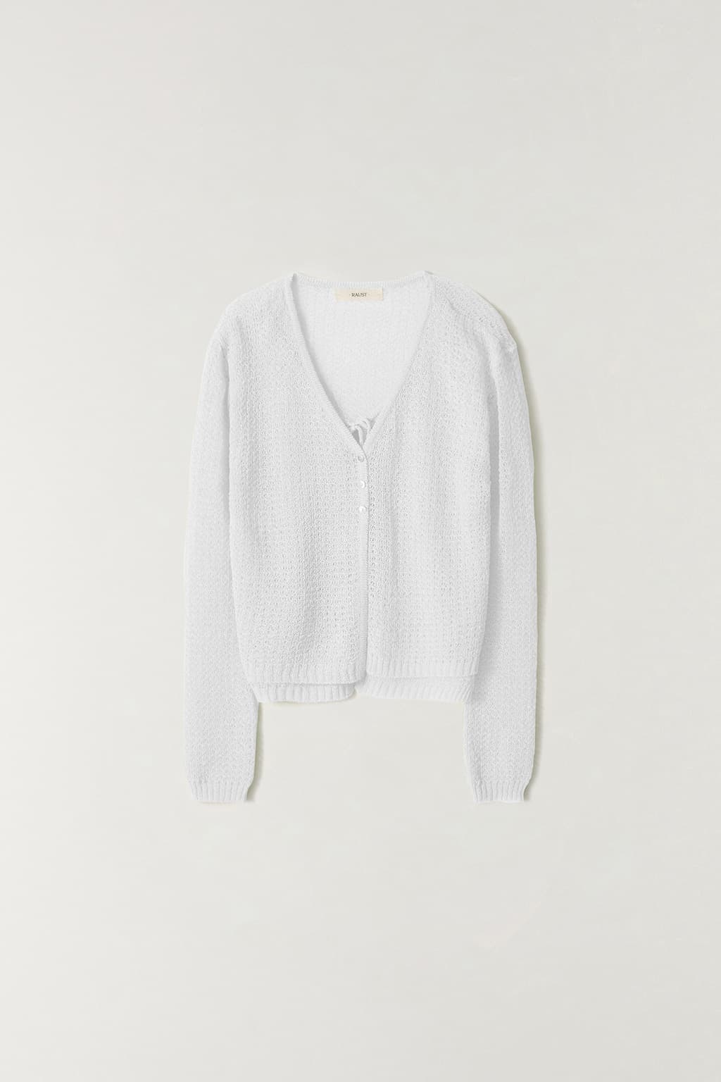 페이퍼 레이어드 가디건 WHITE