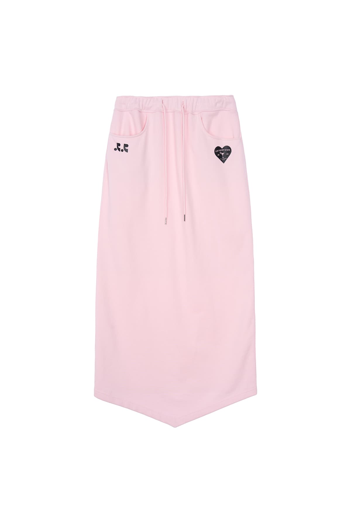 RR ARROW POINT LONG SKIRT - PINK