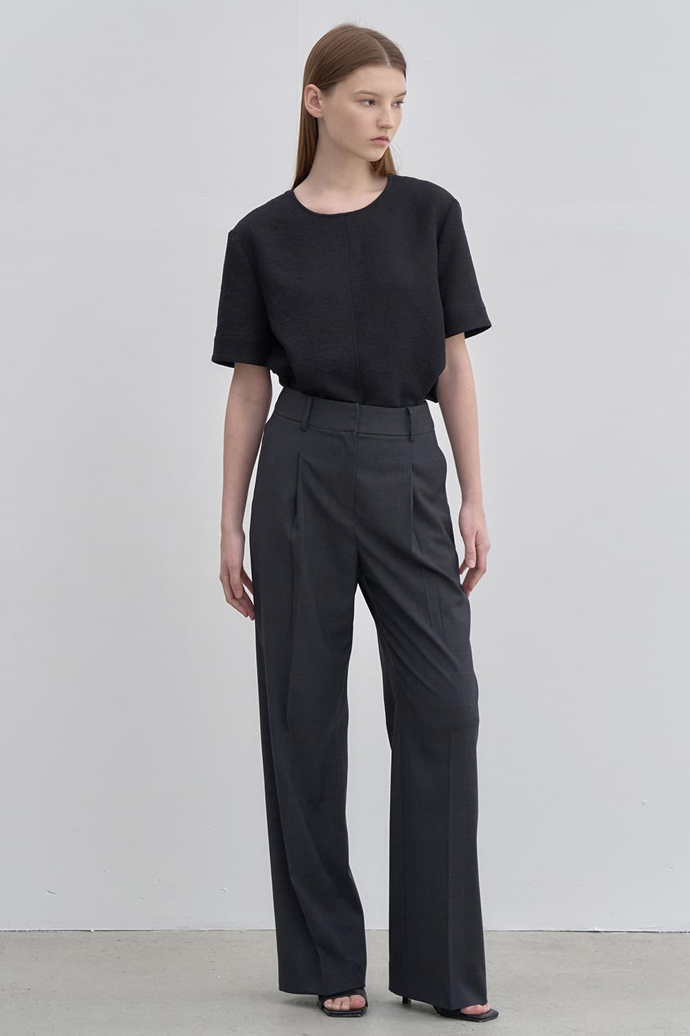 New wide pant CHA/CHK [N6SPT01]