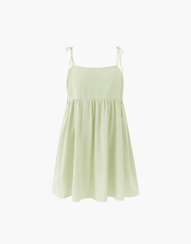 strap bustier dress - mint