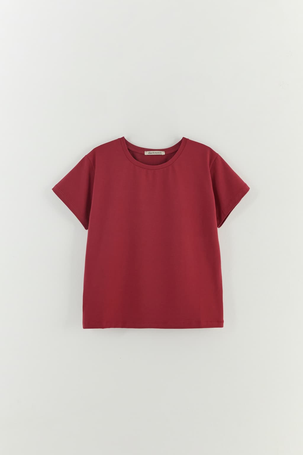 24FW 베이직 반팔 DEEP RED