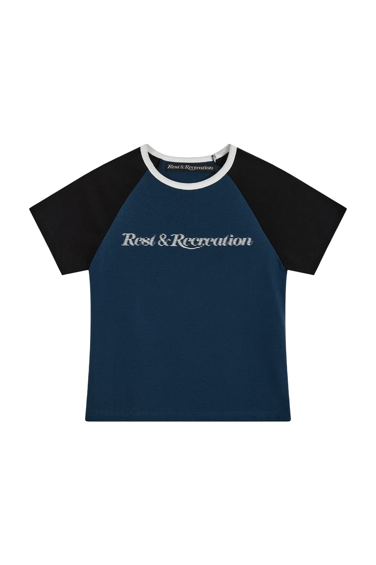 RAGLAN HALF SLEEVE TOP - NAVY