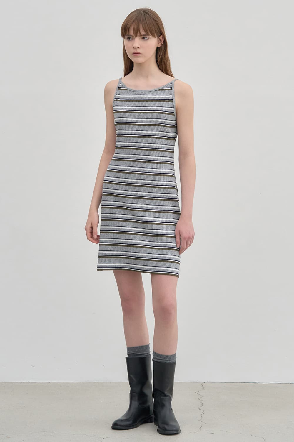 Daily sleeveless ops Grey/ST [N6SOP01]