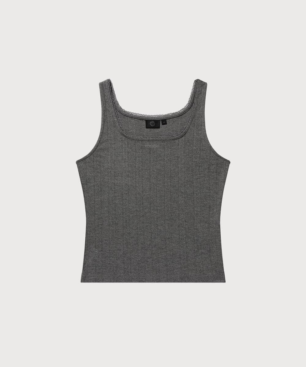 우먼 포인텔 슬리브리스 Charcoal