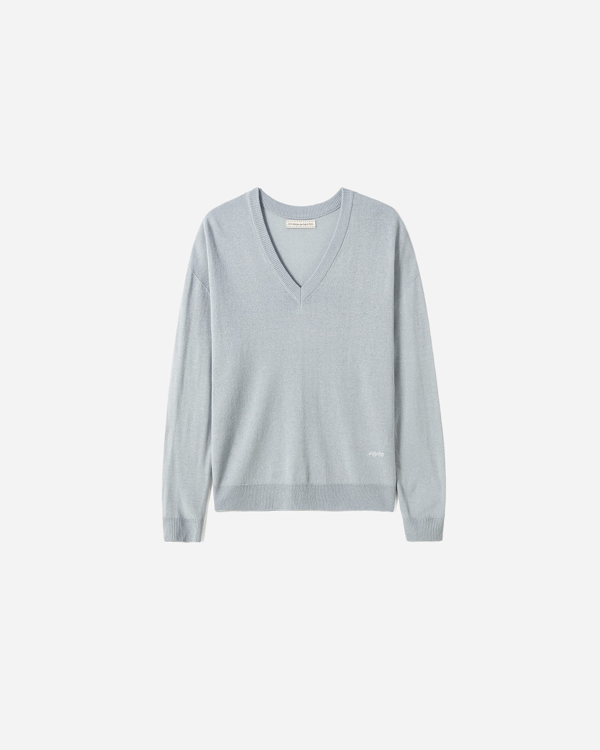 Bern Linen V-neck Knit