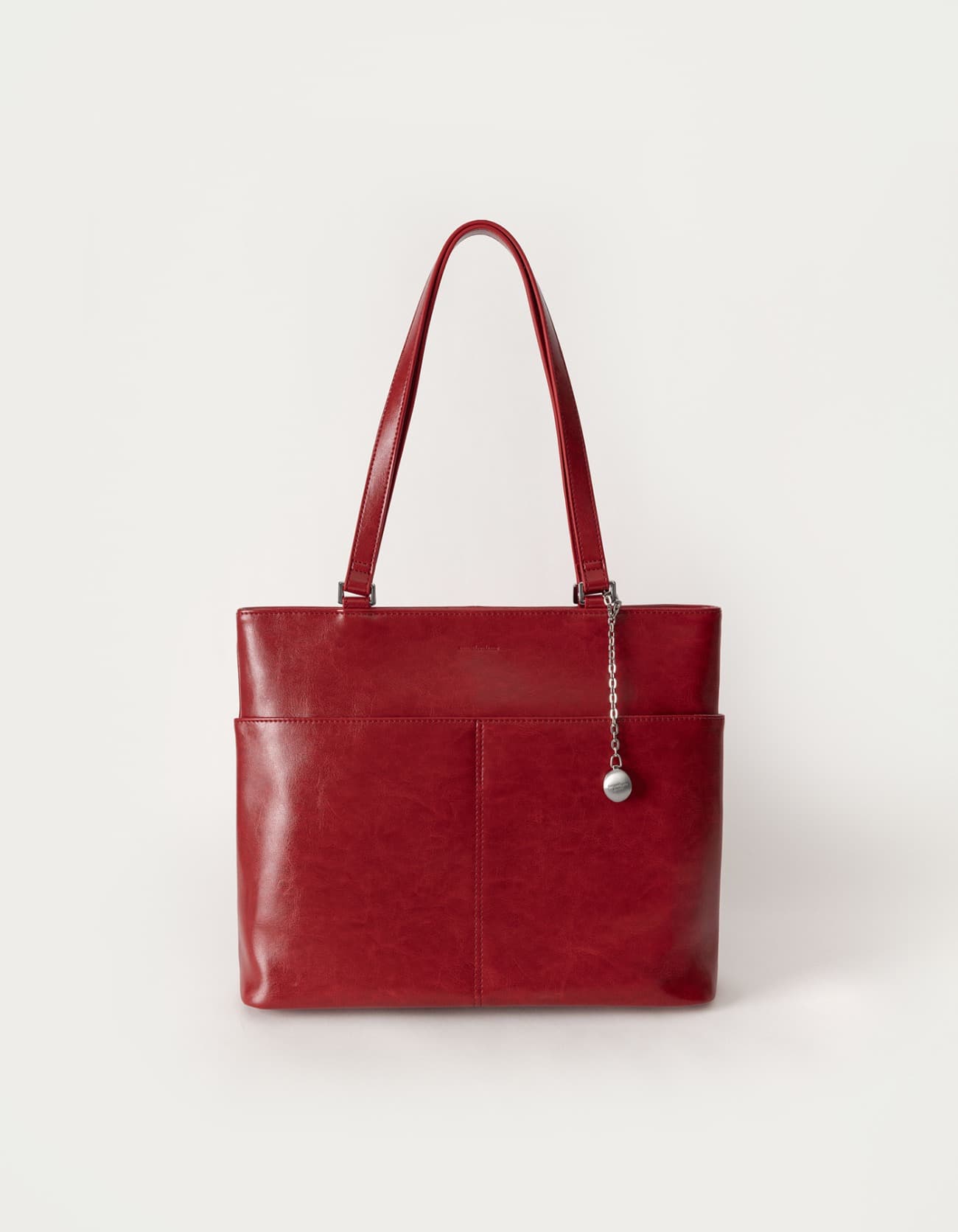 Pocket Toast Shoulder Bag - Vintage Red