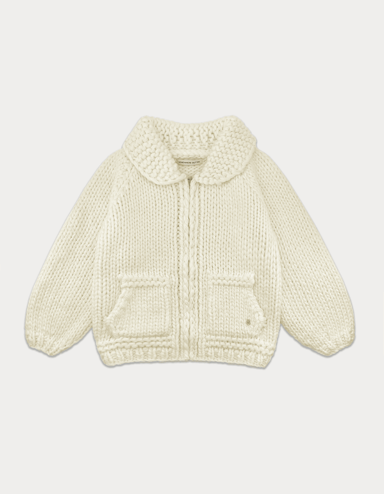 Wool Handmade Sweater - Ivory