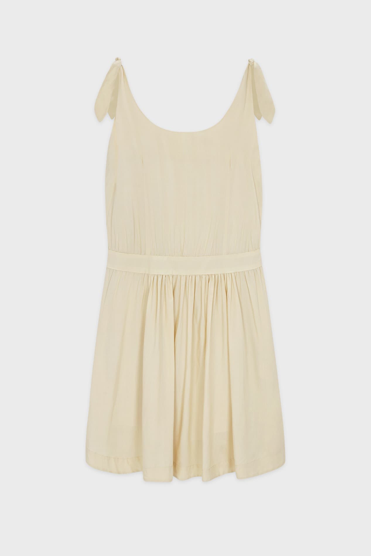 Rabbit Tie Dress (Beige)