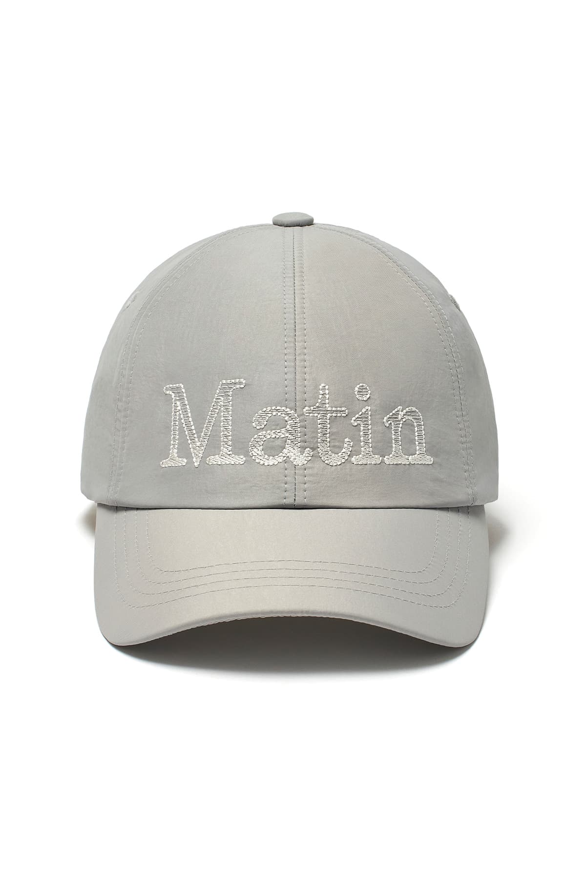 MATIN GLOSSY BALL CAP IN GREY