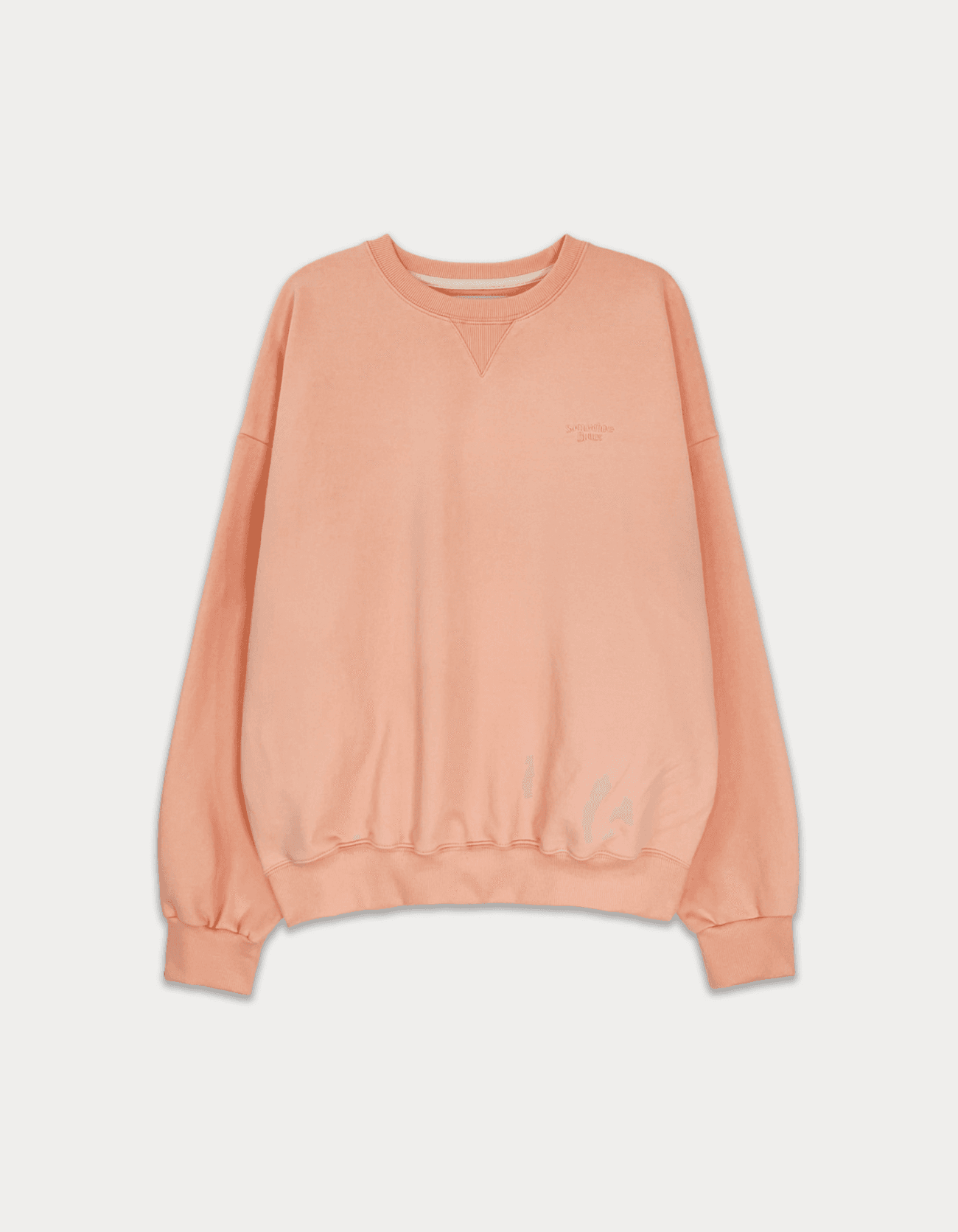 Essential over-fit sweatshirt - apricot