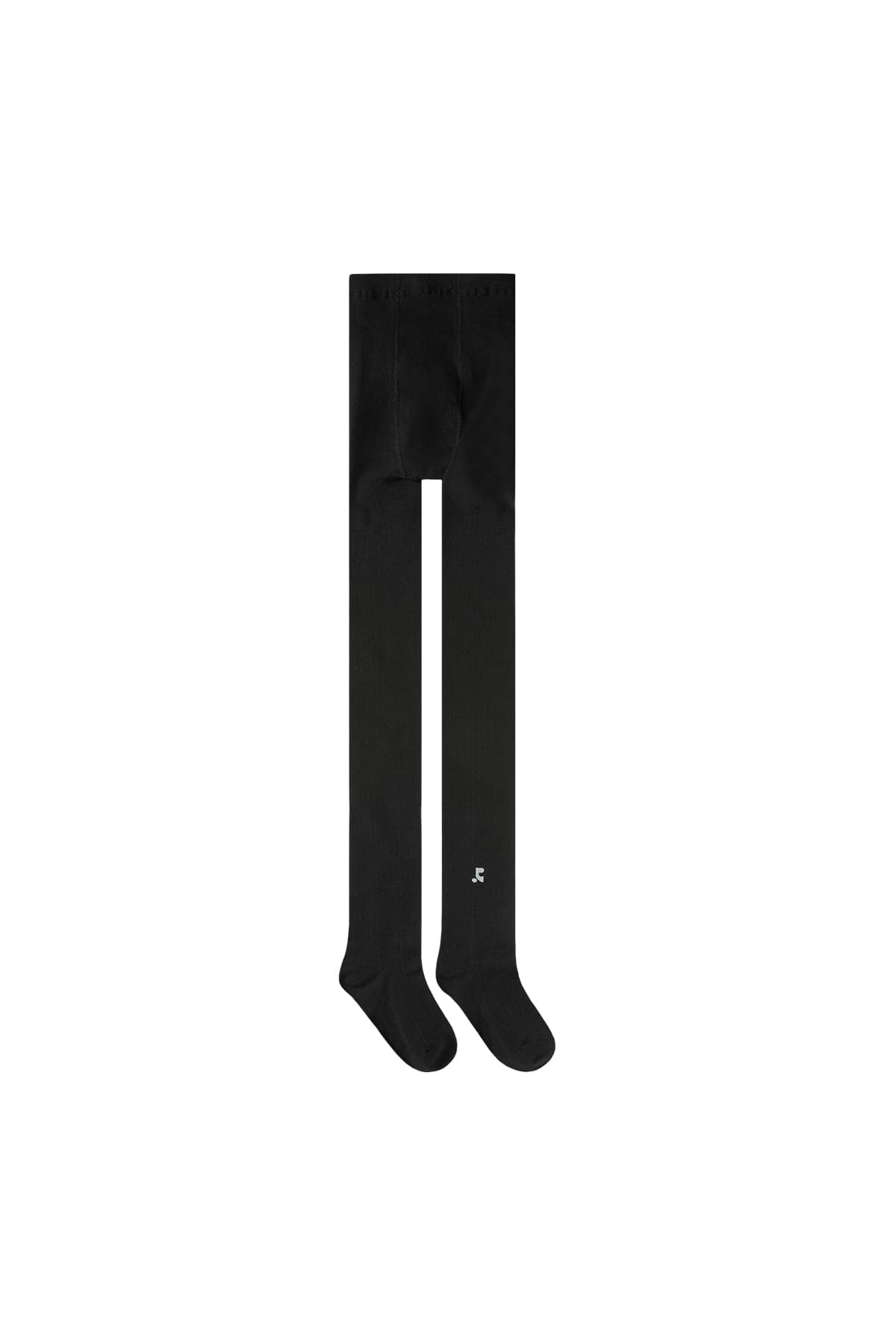 LOGO SOFT COTTON TIGHTS - BLACK