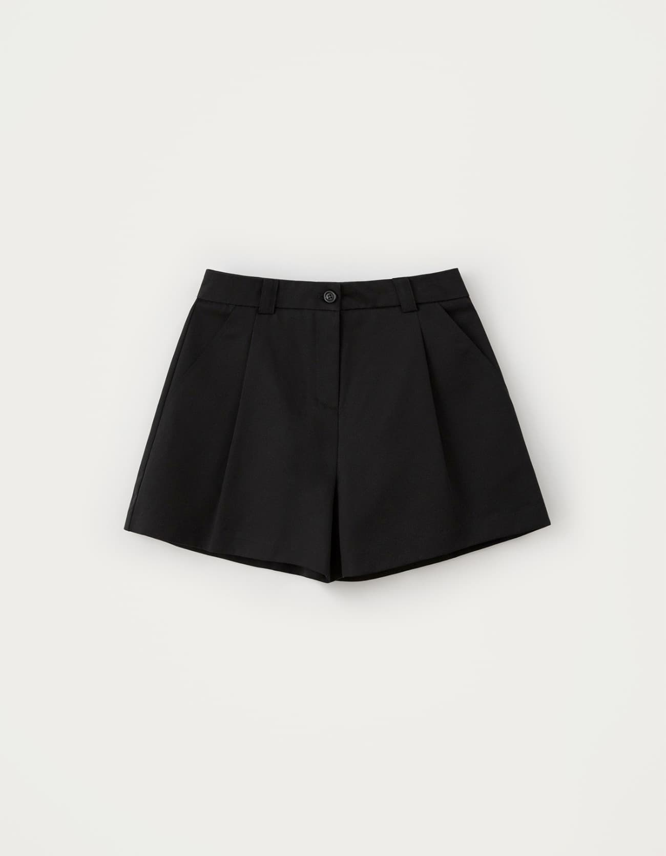 Dave Cotton Short Pants - Black