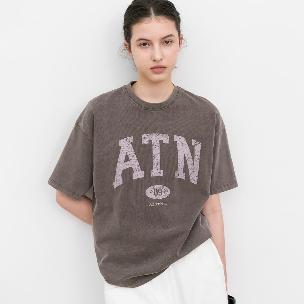 (T-7236)ATN PIGMENT BOXY TEE