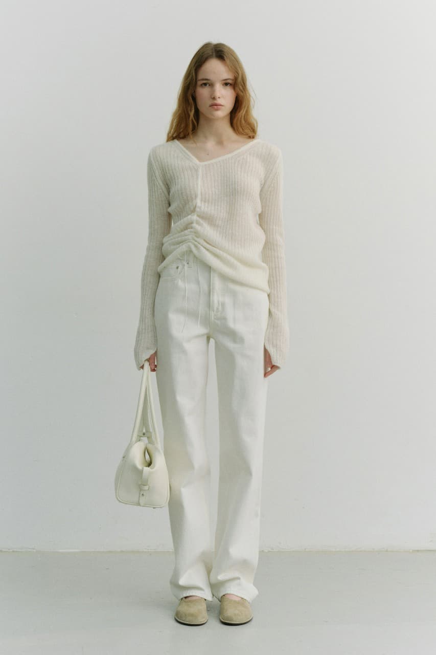 ESSENTIAL STRAIGHT FULL LENGTH JEANS OFF WHITE_UDPA6A207OW