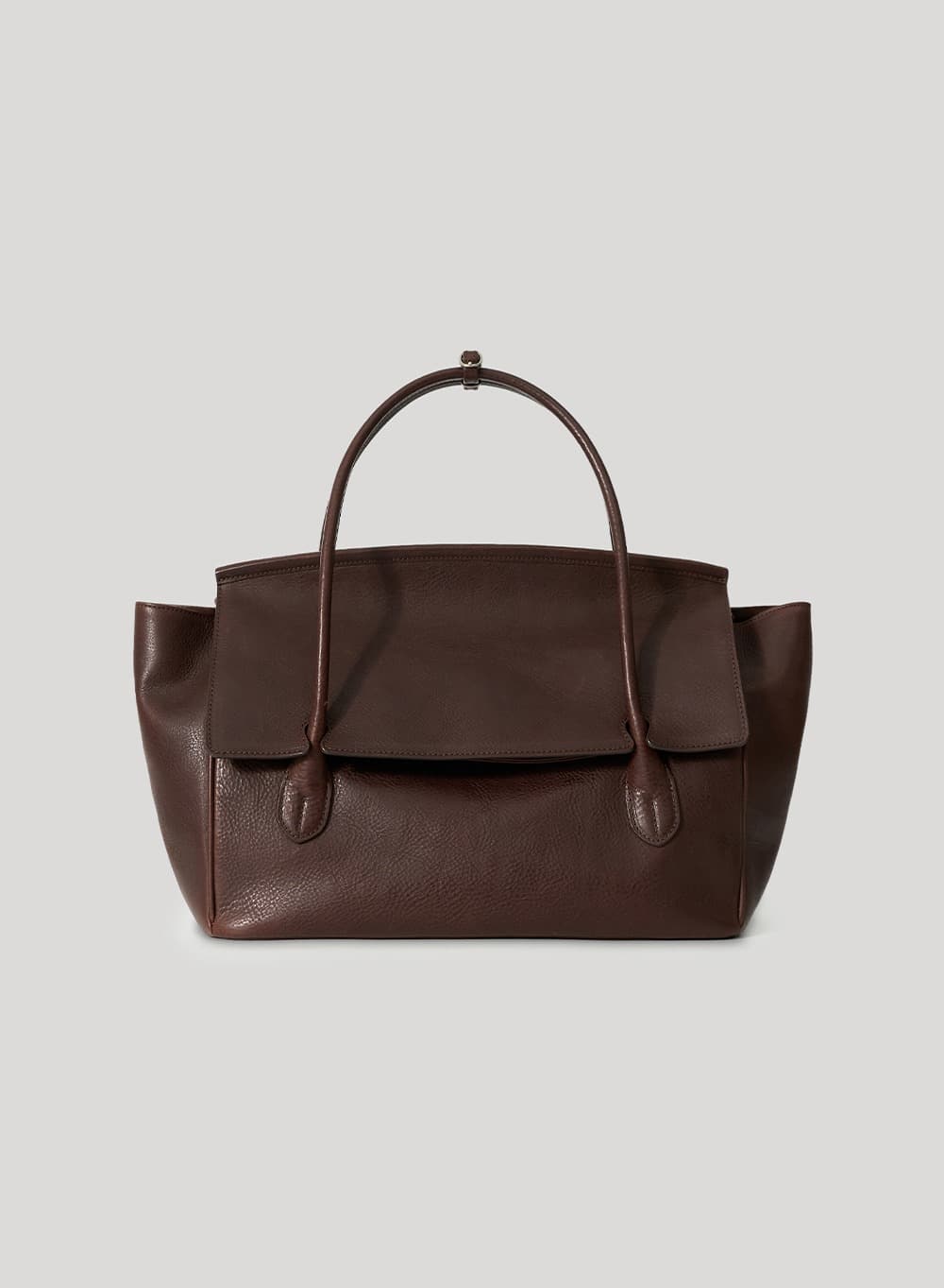 Tessa Leather Tote Bag Dried Plum (FROM ITALY)
