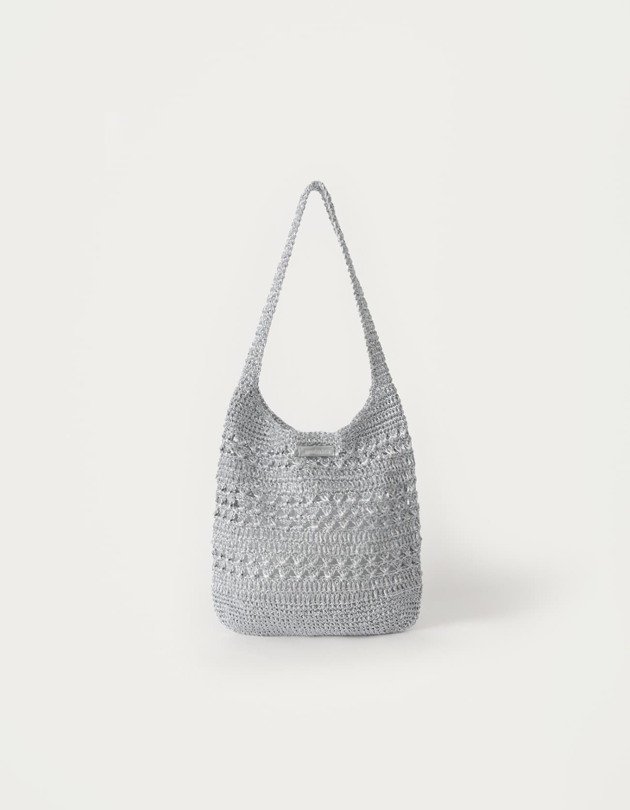 6.30 출고 Mini Ratty Handmade Bag - Silver
