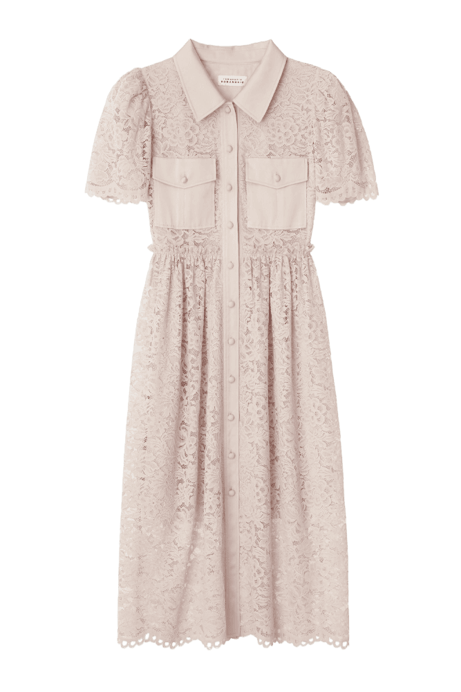 Lacefield Garden Shirt Dress (PINK)