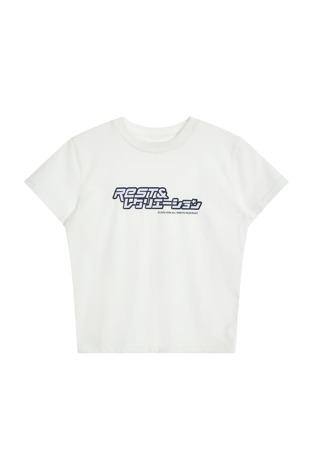 ANIME LOGO T-SHIRT - WHITE