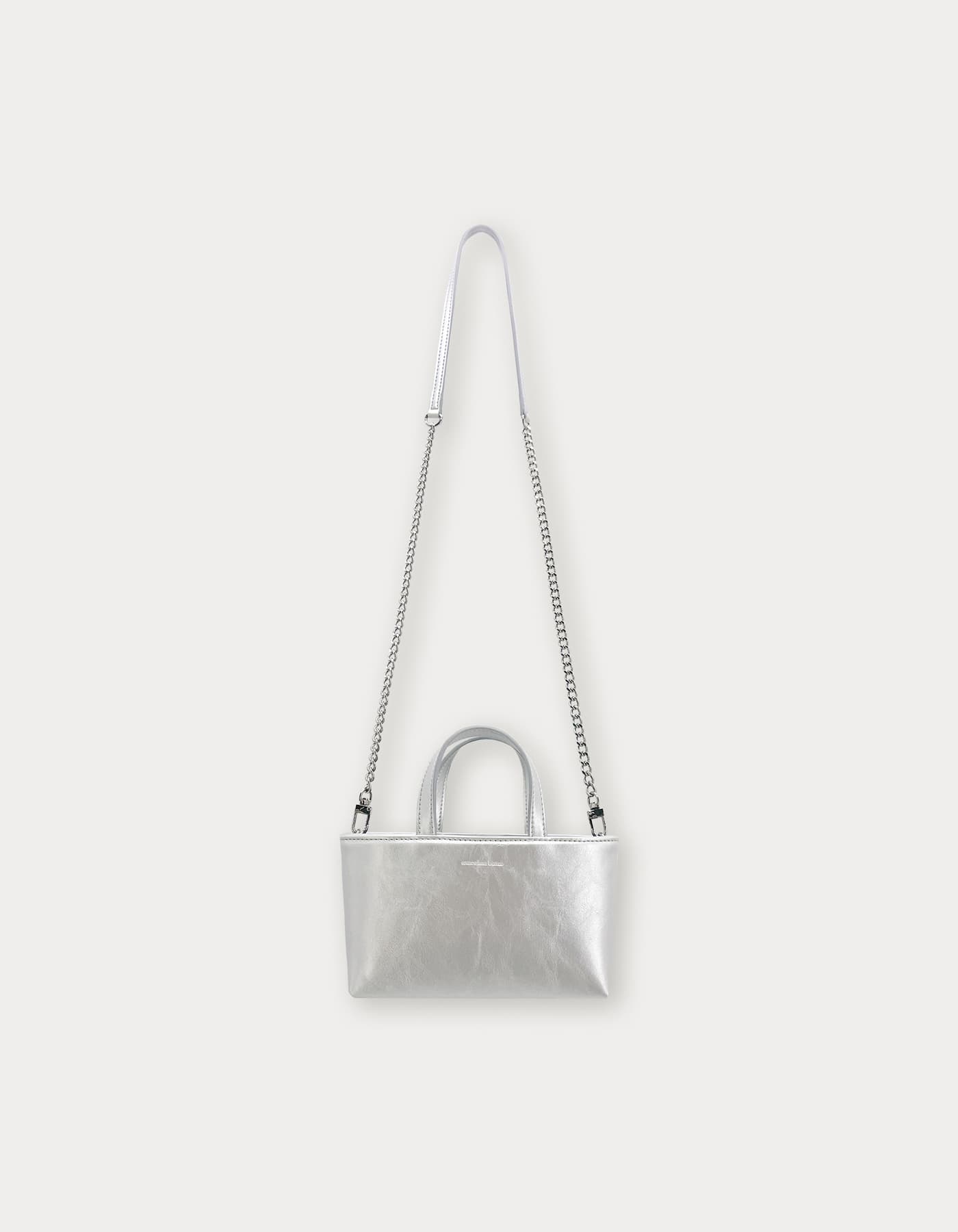 Half Mini Toast Bag - Silver