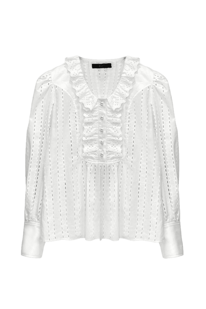 Embroidery Blouse (White)