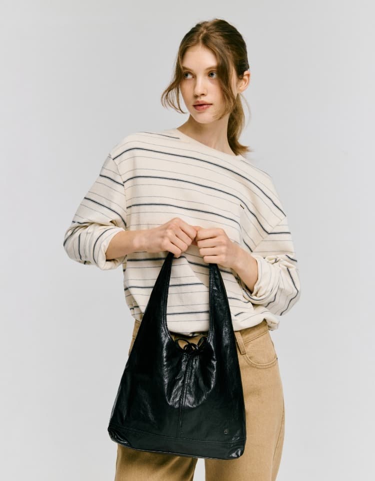 pino bag (hobo) - black (M)