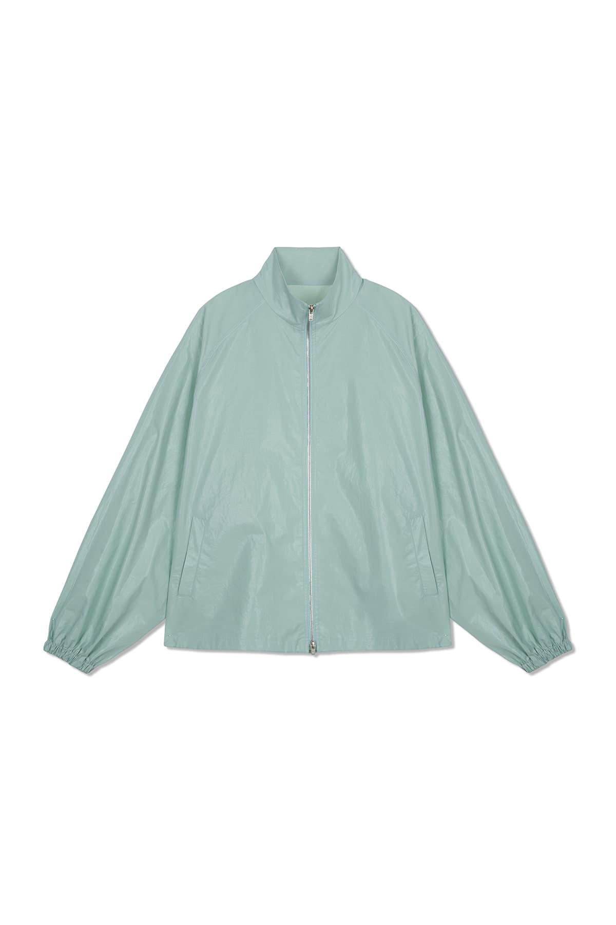 MATIN KIM LOGO COATING JUMPER IN MINT