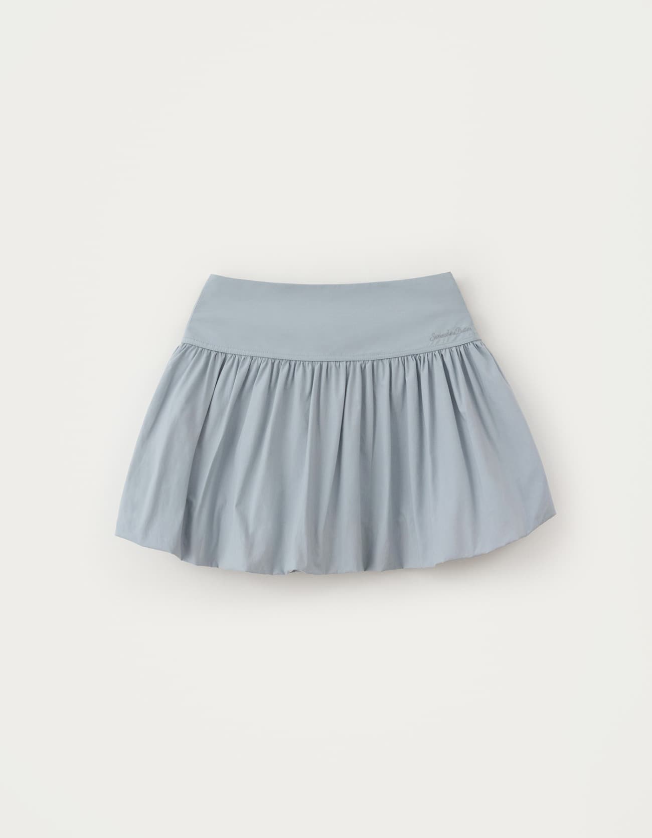 Cloudy Balloon Mini Skirt - Cloudy Blue