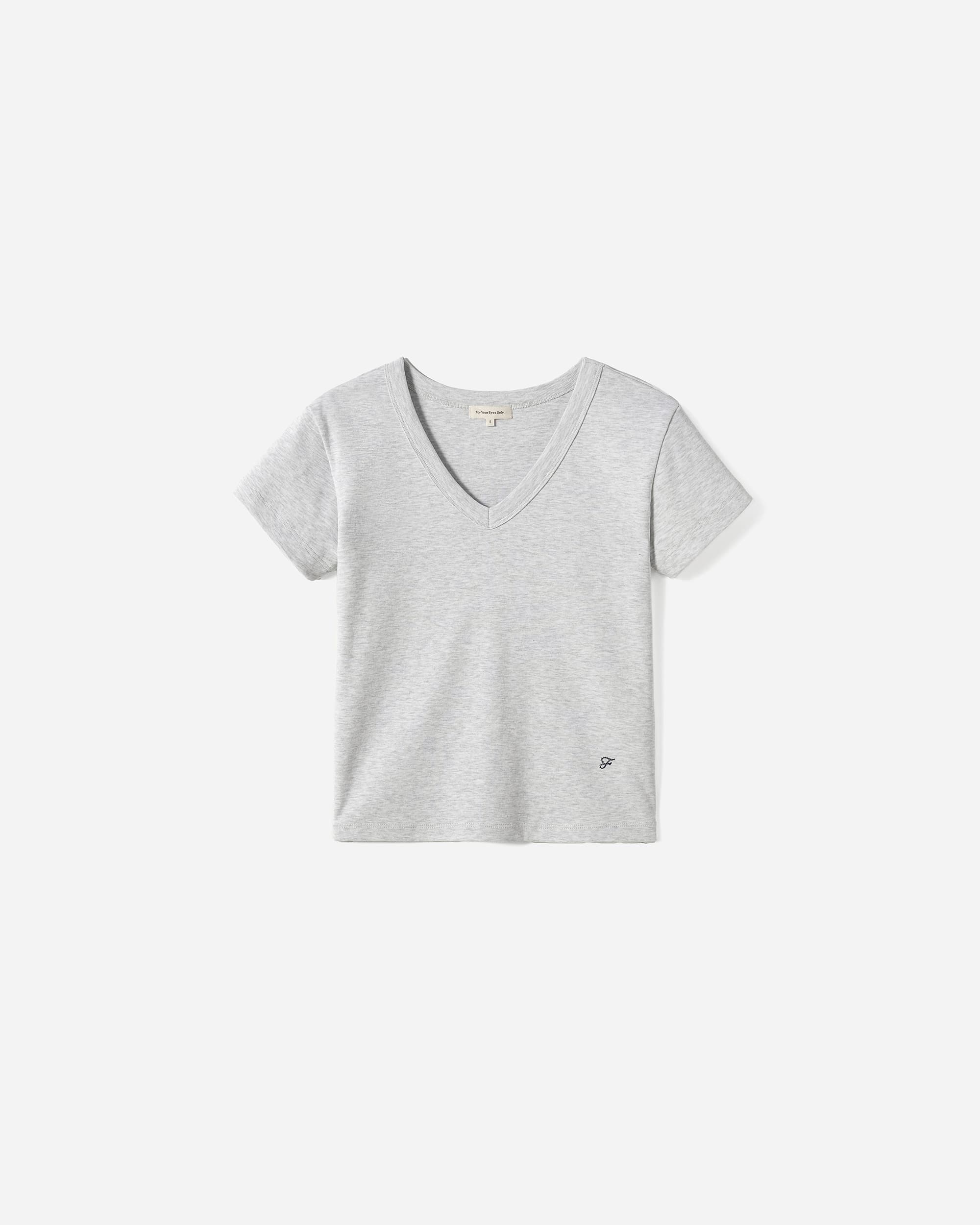 Fleu Cotton V-neck T-shirt
