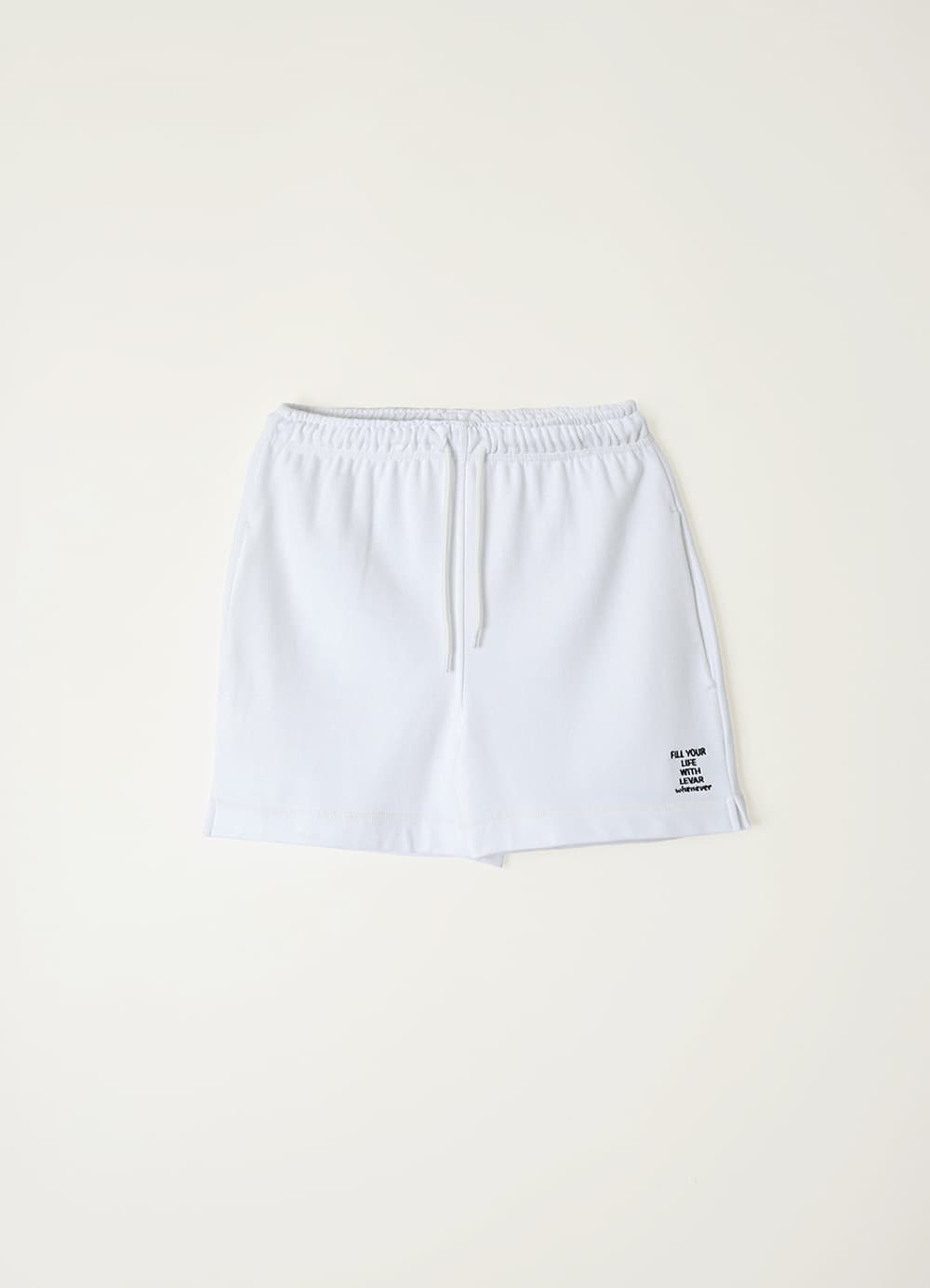 Whenever Soft Sweat Shorts - White