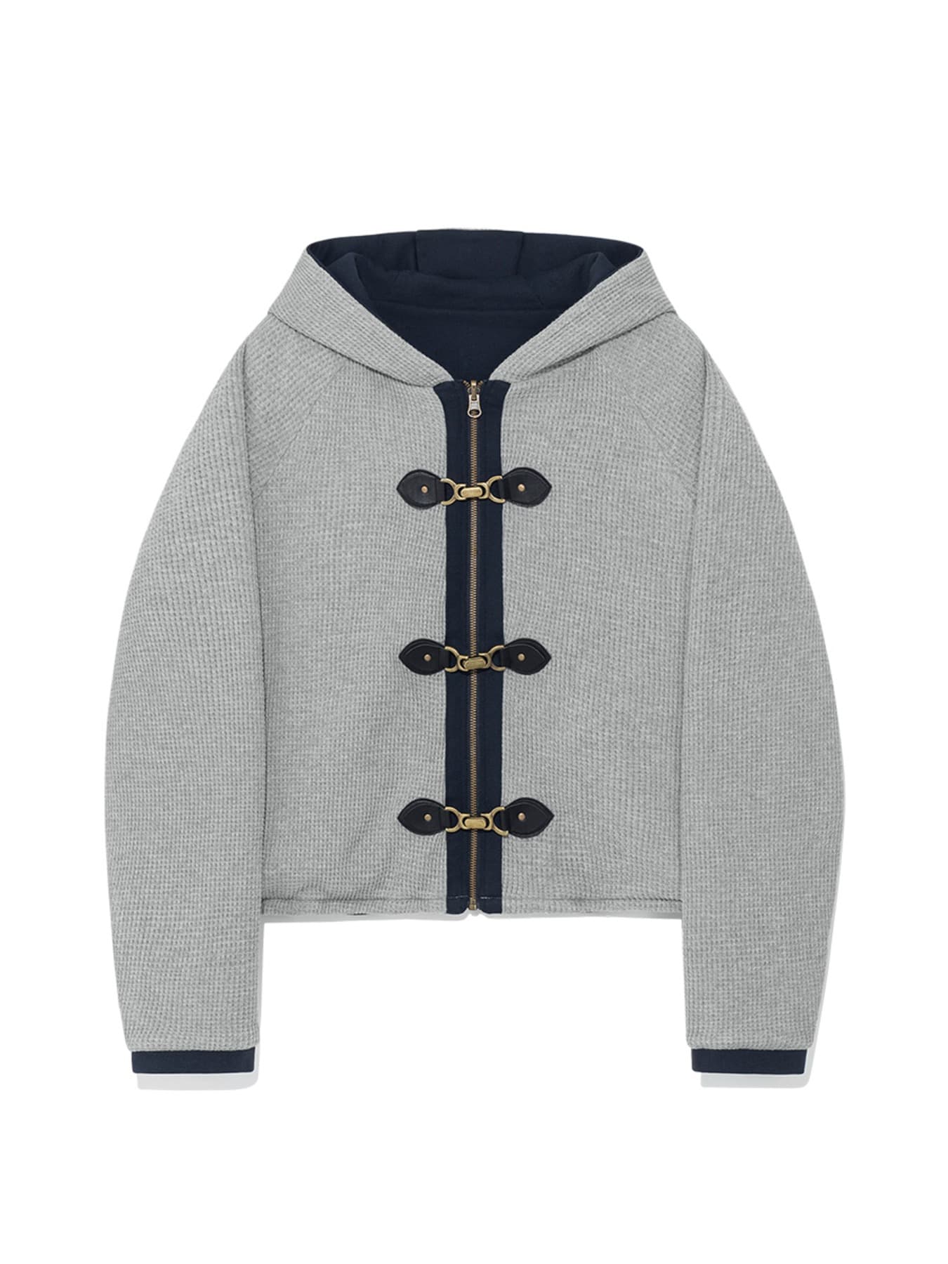 NOVA REVERSIBLE WAFFLE JACKET (NAVY)