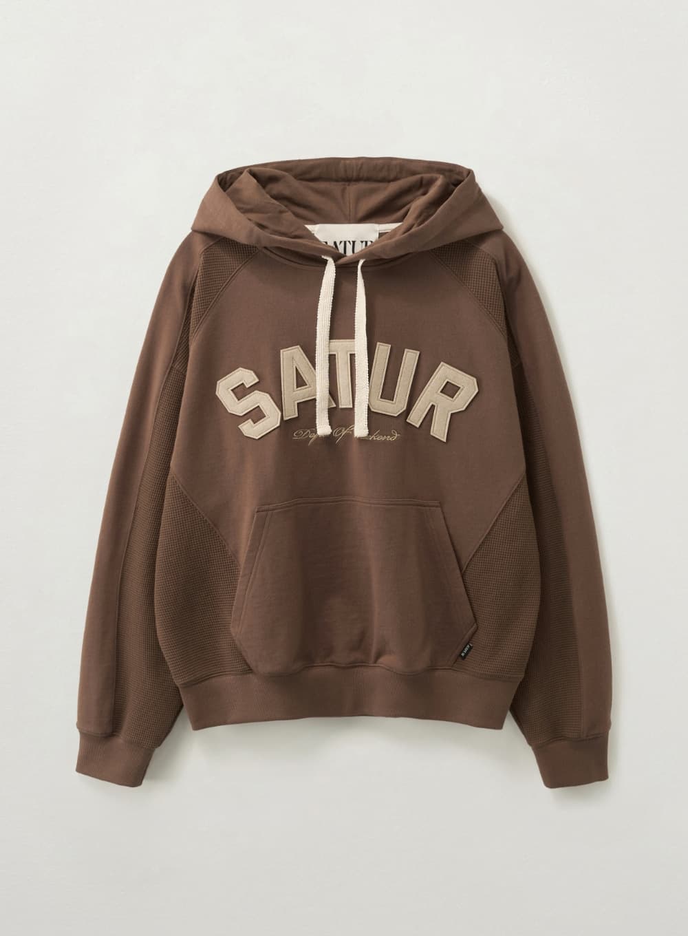 Lugo Panel Hoodie - Brown