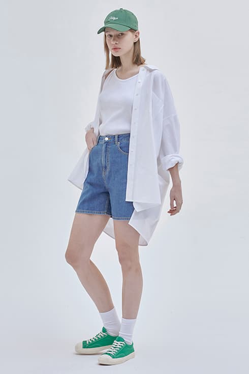 24SN boy-friend fit shirts [WH]