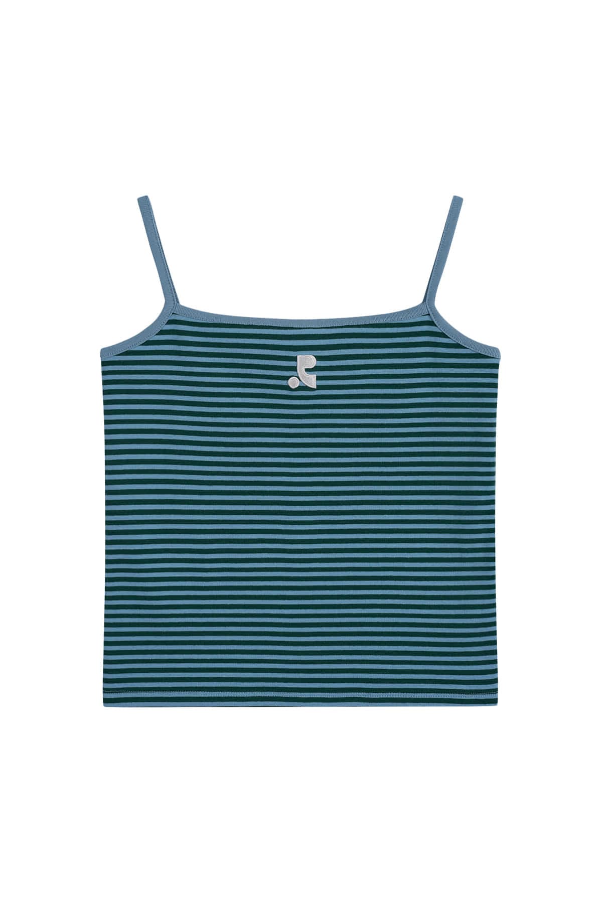 STRIPE LOGO SLEEVELESS - BLUE