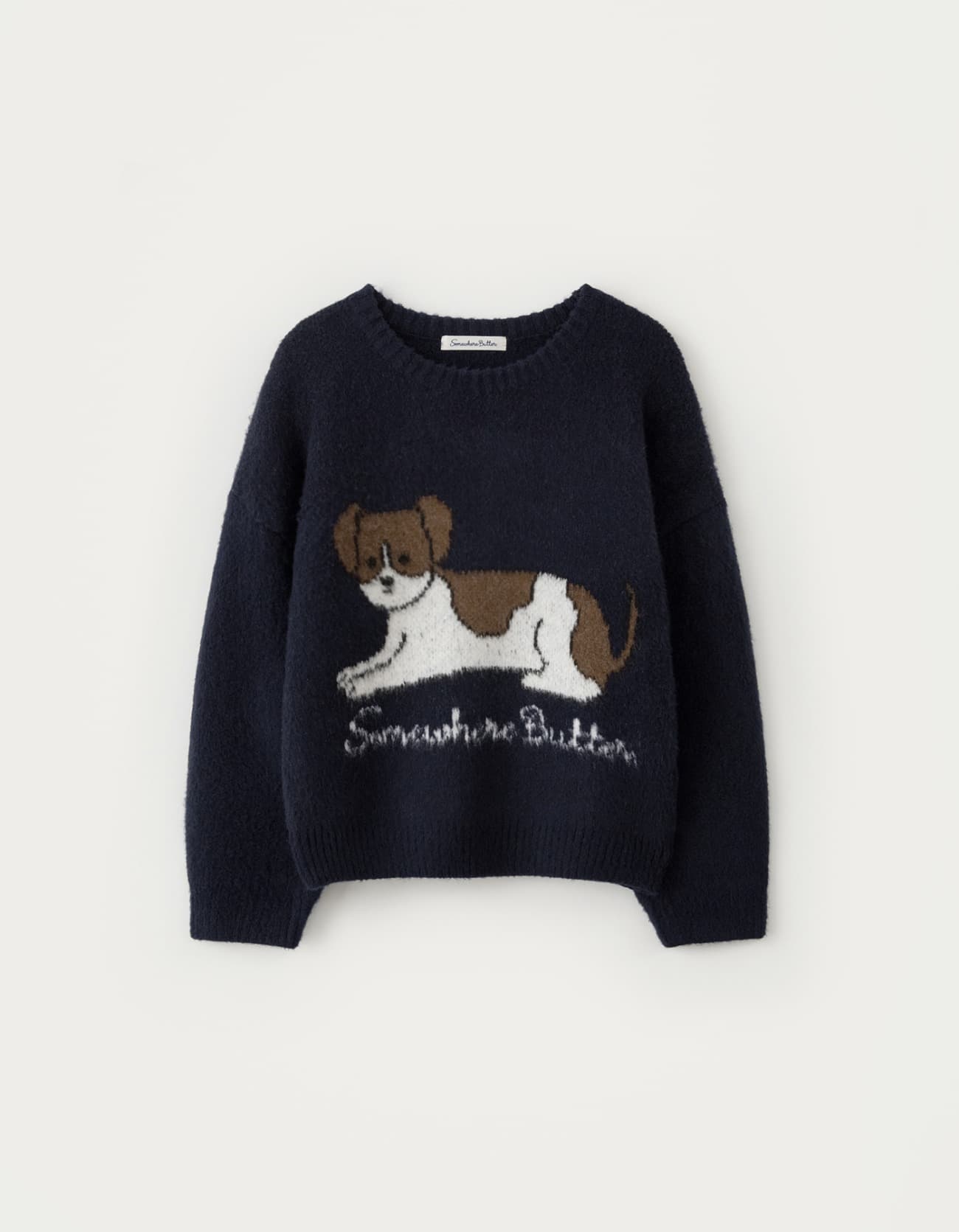 Puppy Wool Knit - Navy