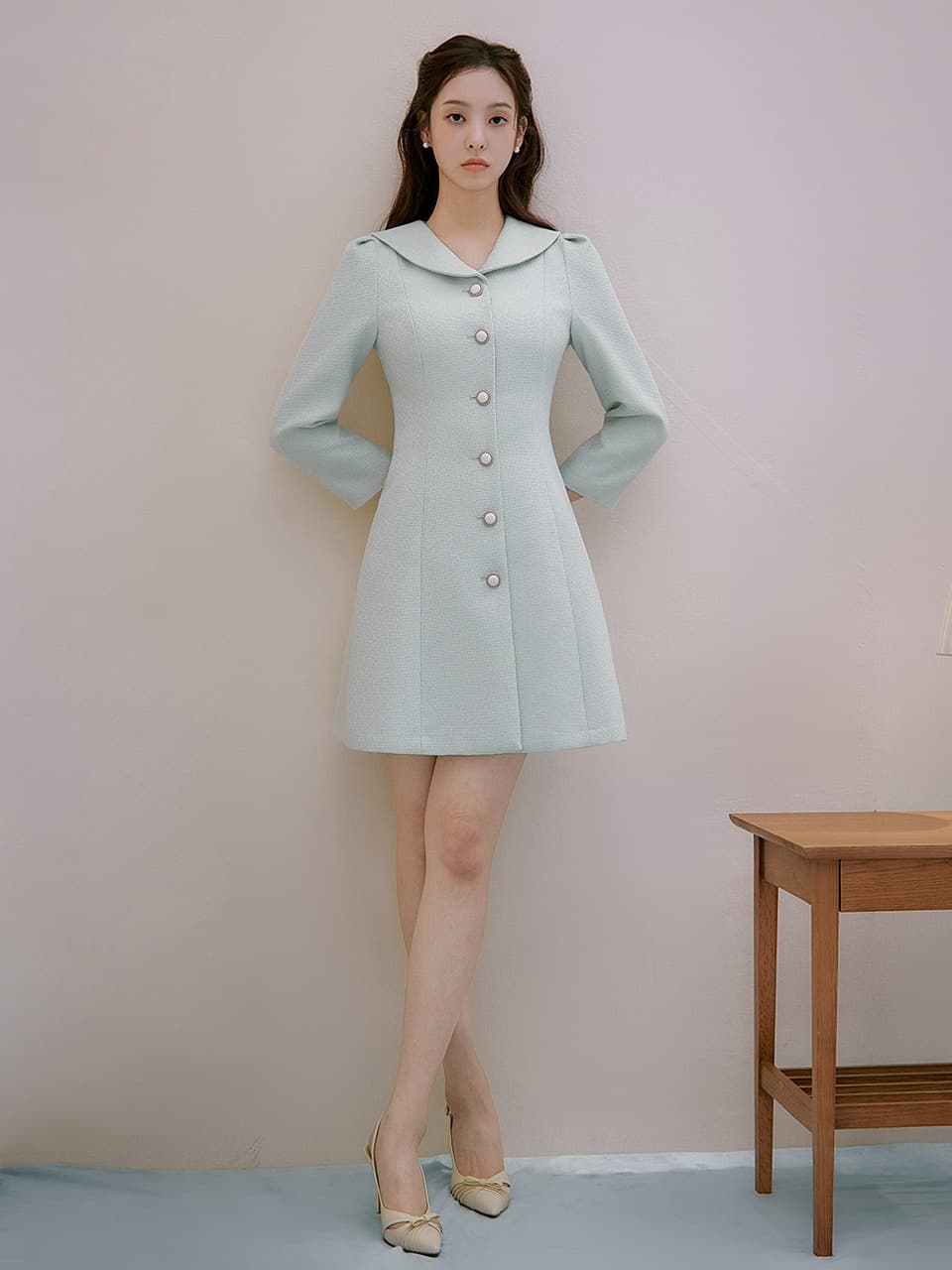 Marin Tweed Mini Dress