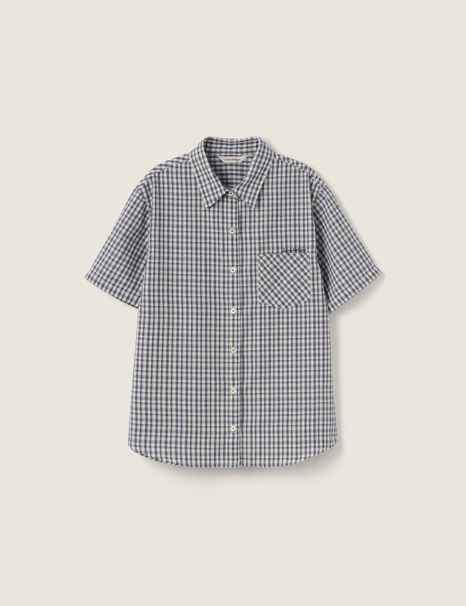 Piccolo Check Shirt (Navy)