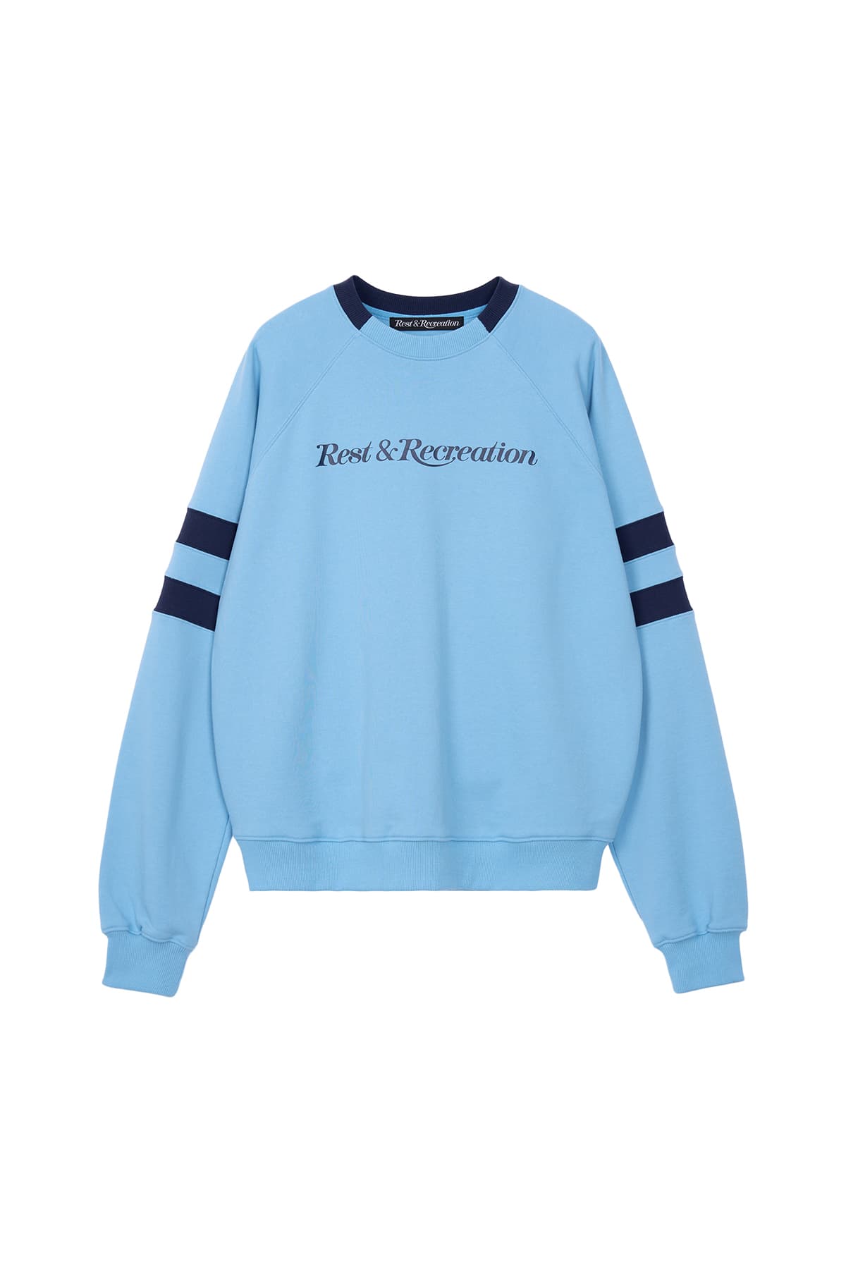 RR OVERSIZED RAGLAN SWEATSHIRT - BLUE