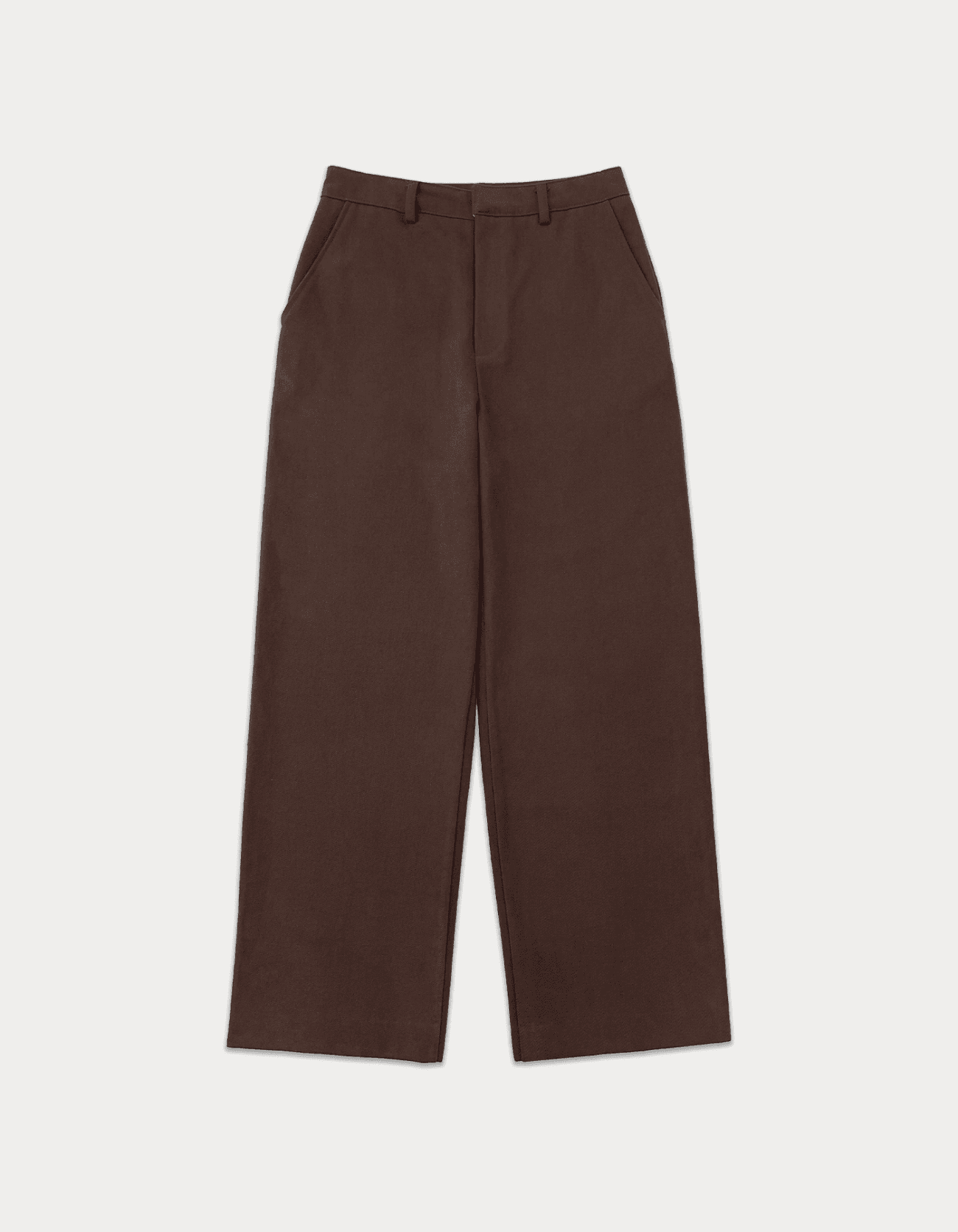Purdy Peach Cotton Pants - Burgundy