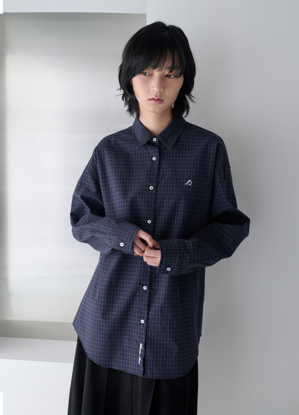 Relaxed Classic Check Shirt - Multi Blue
