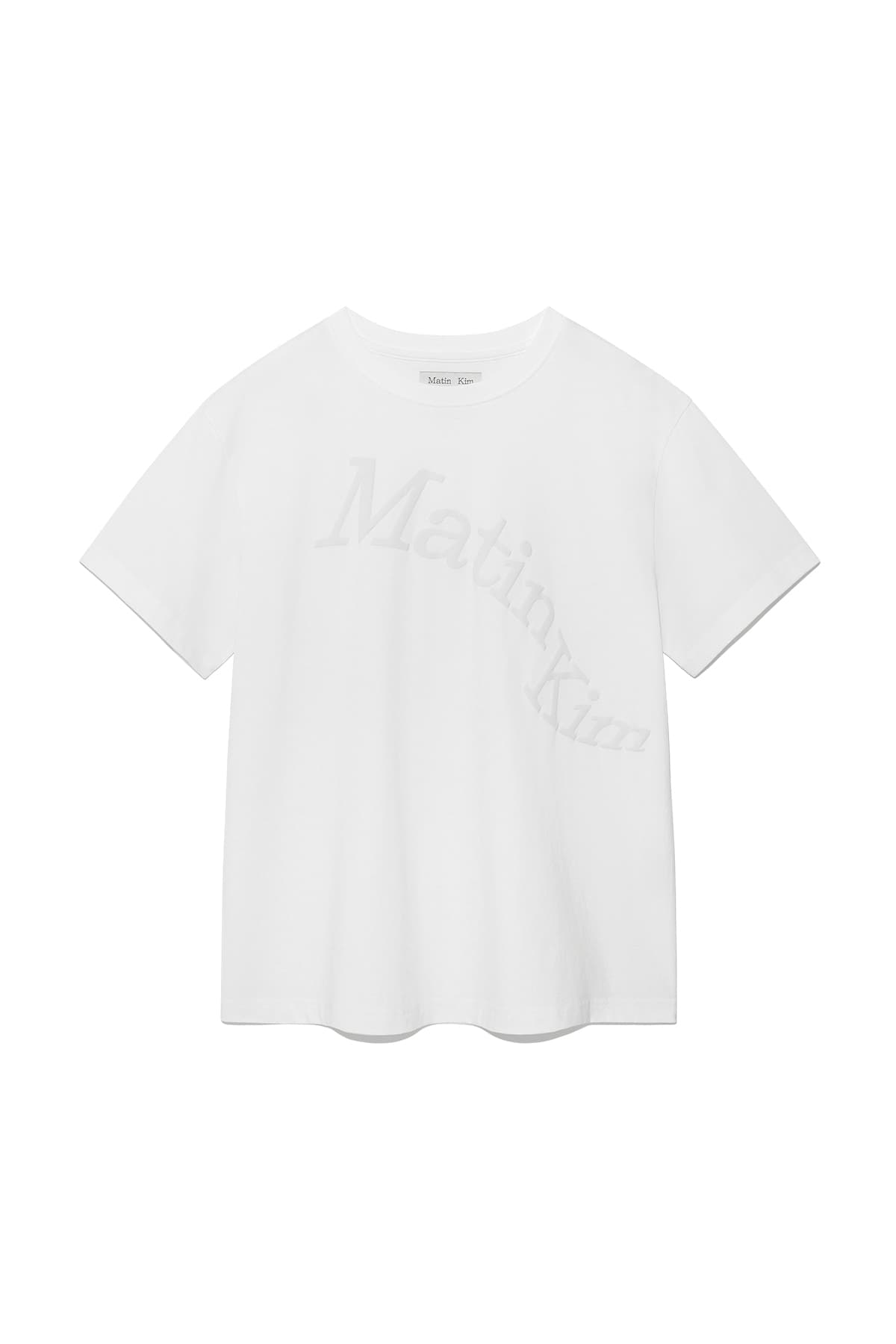 MATIN WAVE PRINTING LOGO TOP IN WHITE