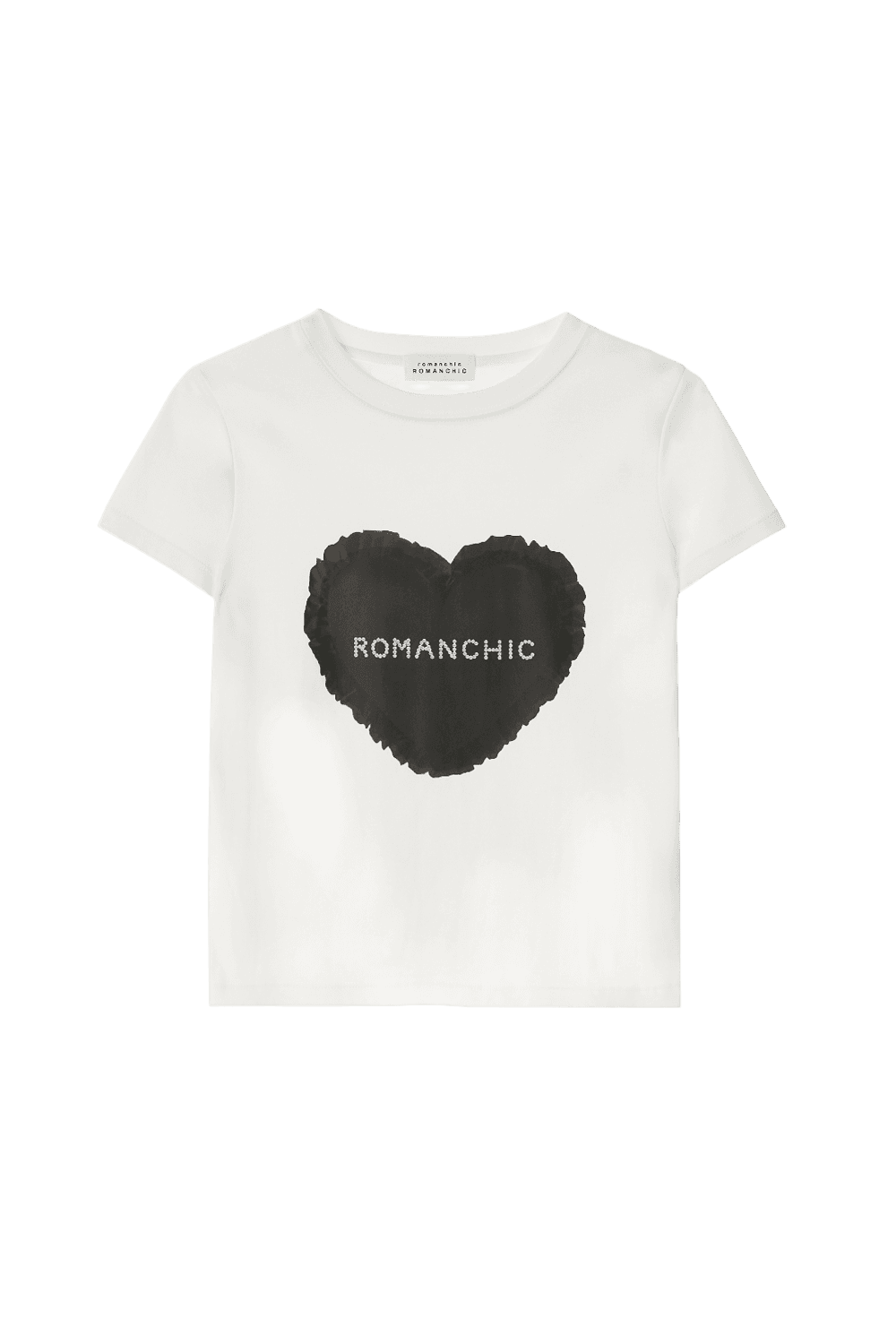 Black Heart Logo Tee (White)