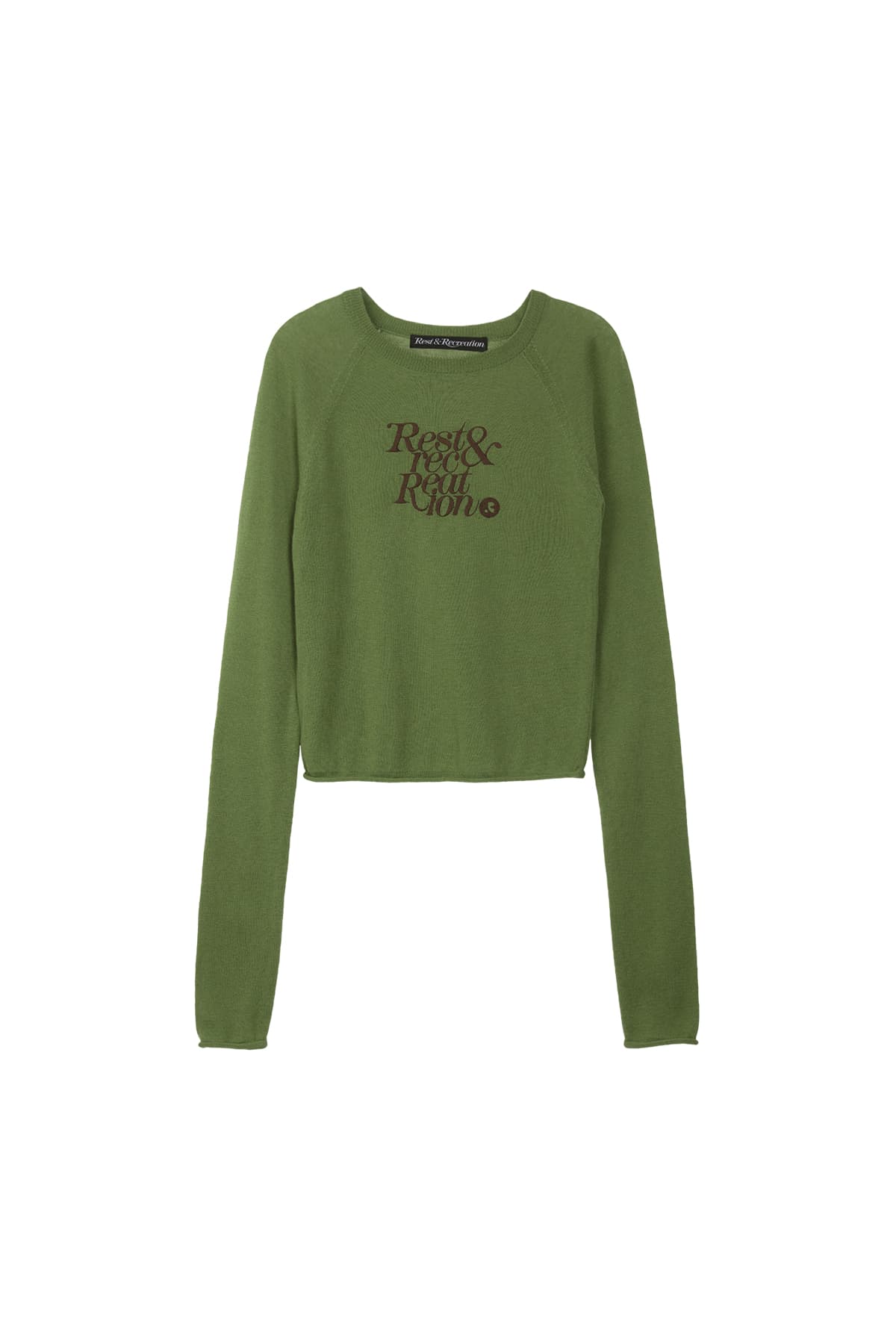 RAGLAN LONG SLEEVE KNIT - KHAKI