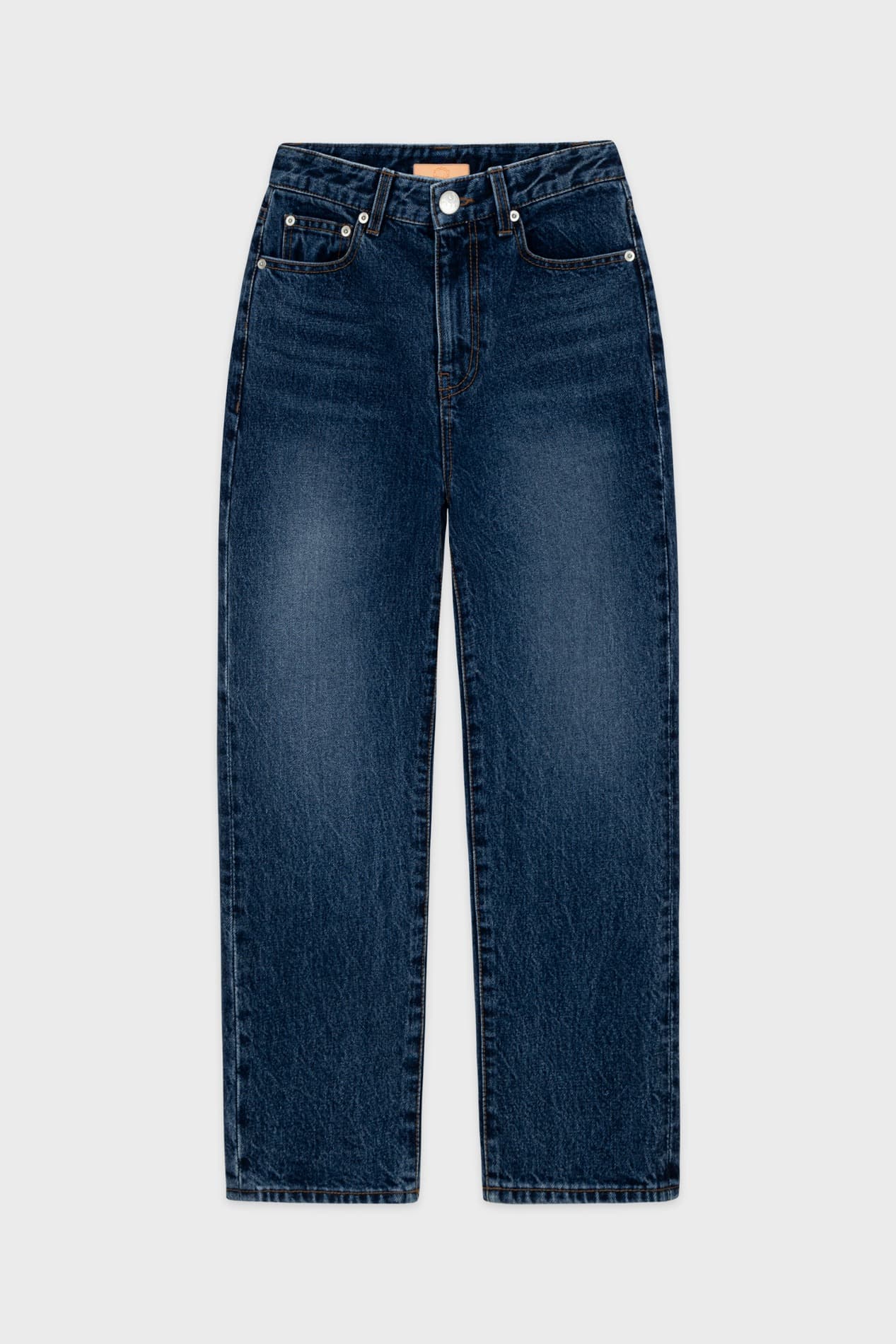 Regular Fit Denim Pants (Indigo)
