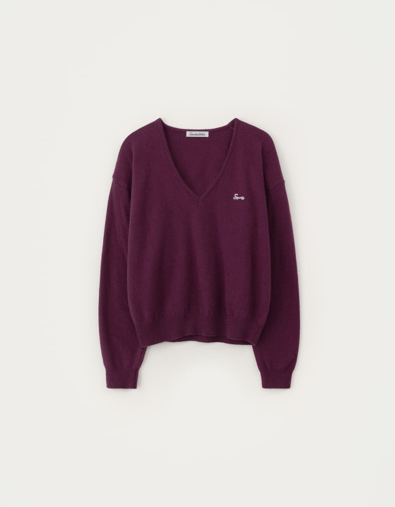 Rosh Deep V-Neck Knit - Grape