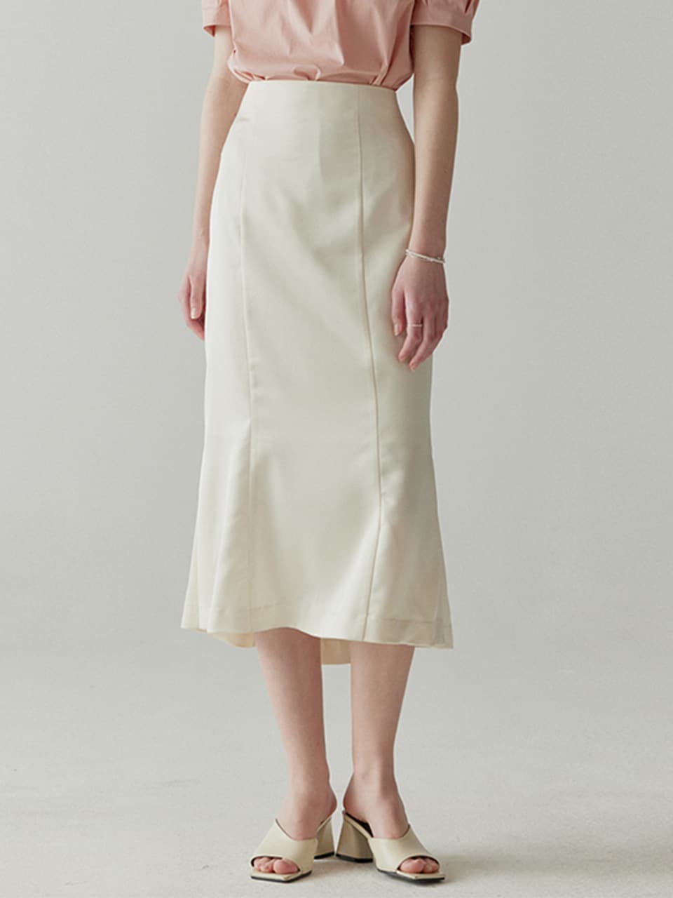 Satin Mermaid Skirt(4color)