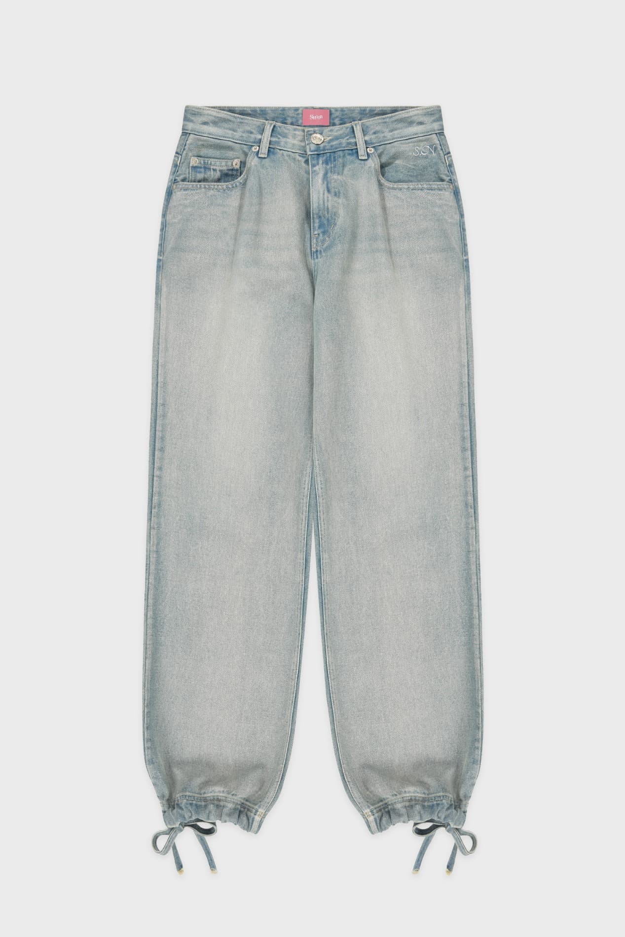 SN Jeans Straight Pants (Light Blue)